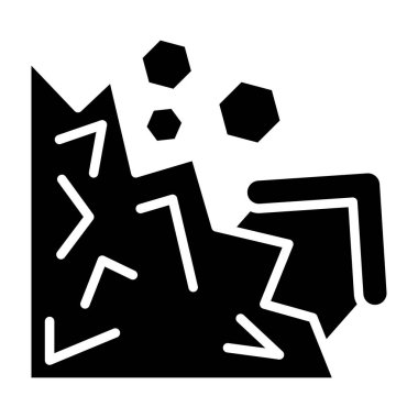 harita simgesi vektör illüstrasyonu