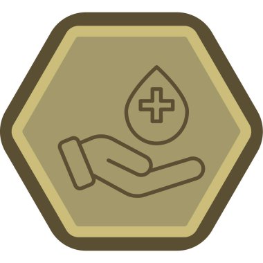 İlaç. Web simgesi basit illüstrasyon