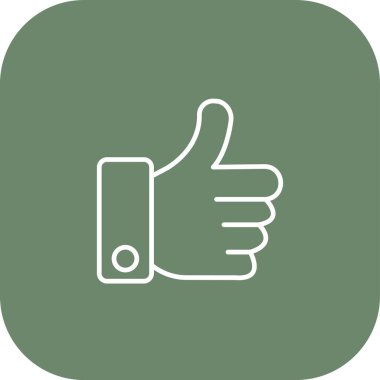 Simge vektör illüstrasyonunu parmakla