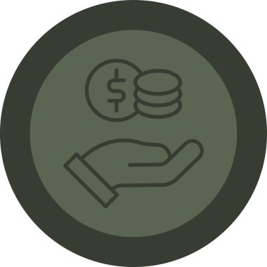 Sikke Simgesi vektör illüstrasyonu