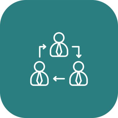 İş ve modern simgenin vektör illüstrasyonu