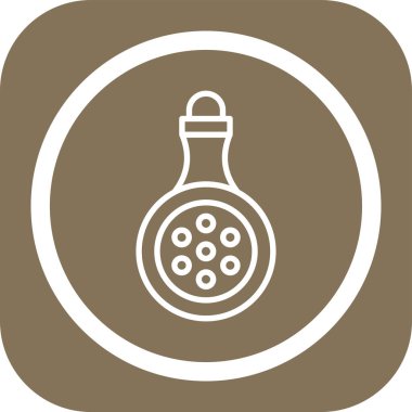 Benzersiz parfüm vektörü simgesi