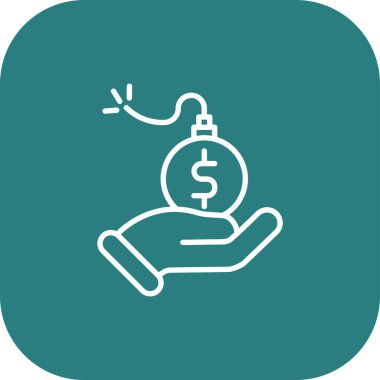 para simgesi soyut arkaplan grubunda izole