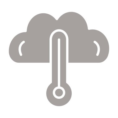 Bulut simgesi. Vektör illüstrasyonu