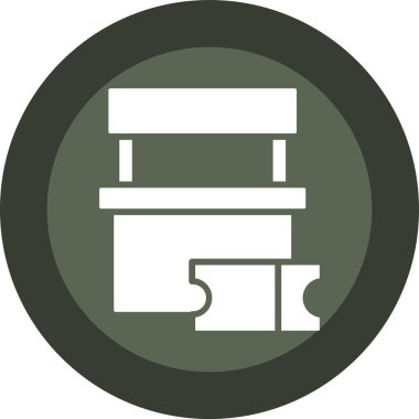 Kitap simgesi, vektör çizim