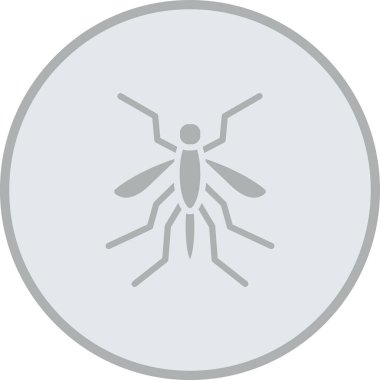 Benzersiz sivrisinek vektör simgesi