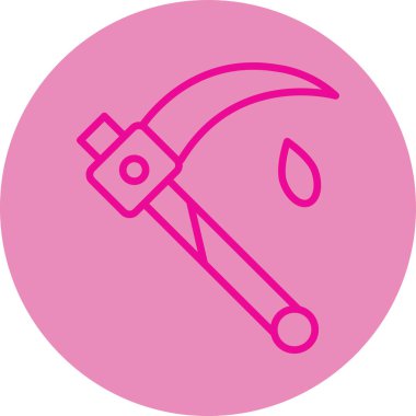 Tek bir simgenin vektör illüstrasyonu