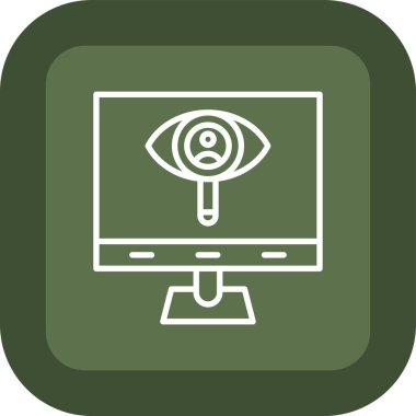 bilgisayar güvenlik simgesi vektör illüstrasyonu