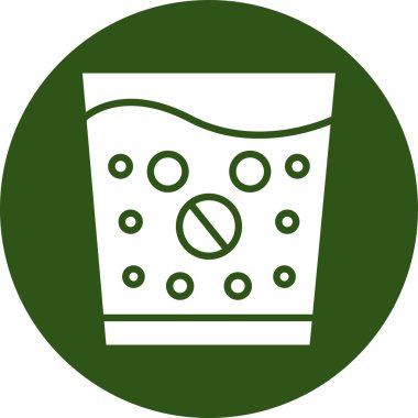 içki ikonu vektör illüstrasyonu