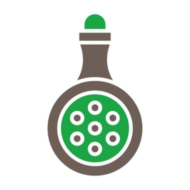 İksir simgesi vektör illüstrasyonu