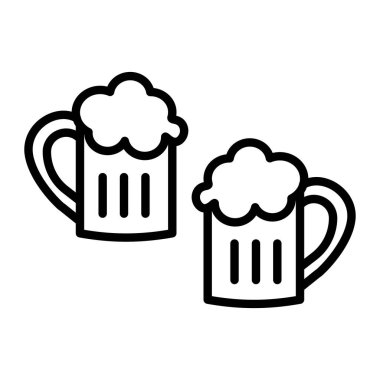 Bira şişe simgesi, anahat stili