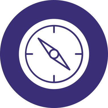 pusula web simgesi basit illüstrasyon