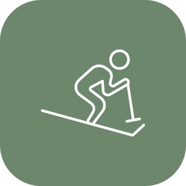 Kayak simge vektör çizim