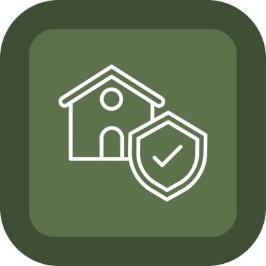 ev simgesi vektör illüstrasyonu