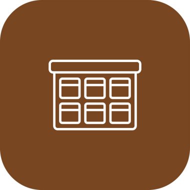 Benzersiz yapı yapı vektör simgesi