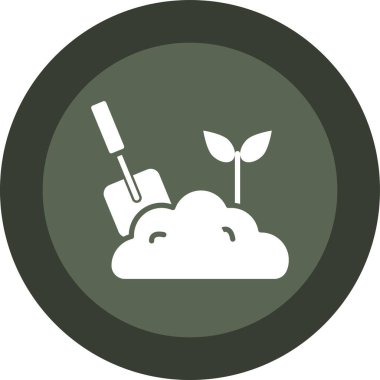 Bulut hesaplama düz vektör simgesi