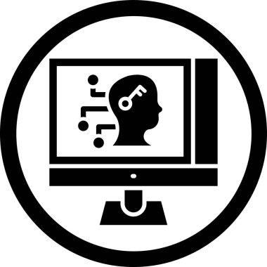 bilgisayar simgesi, vektör illüstrasyonu