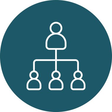 İnsanlar ikonu. Vektör çizimi. düz tasarım biçimi.