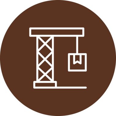 Basit vektör simgesi, inşa etme illüstrasyonu