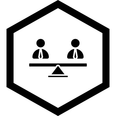 İnsan simgesinin vektör illüstrasyonu