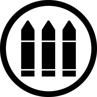 Kalem simgesi, vektör illüstrasyonu