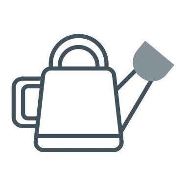 Bahçe ve sulama kutusu ikonu. vektör illüstrasyonu