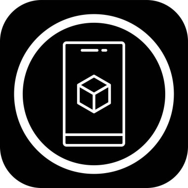 Beyaz arkaplanda izole edilmiş vektör modern simgesi, 1