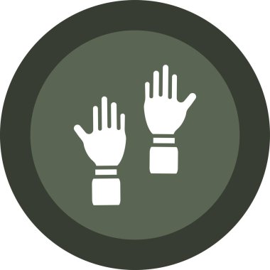 Kes şunu. Web simgesi basit illüstrasyon