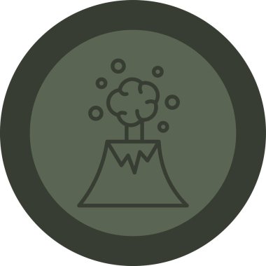 Modern b 'nin vektör illüstrasyonu nükleer simgenin ikonundan yoksun