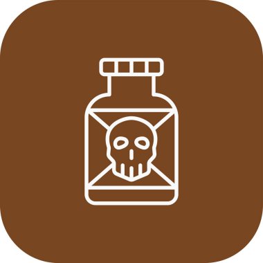 Bir Cadılar Bayramı simgesinin vektör illüstrasyonu