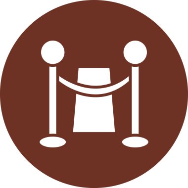 Bir salıncak simgesinin vektör illüstrasyonu