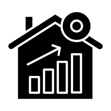 Ev. Web simgesi basit illüstrasyon