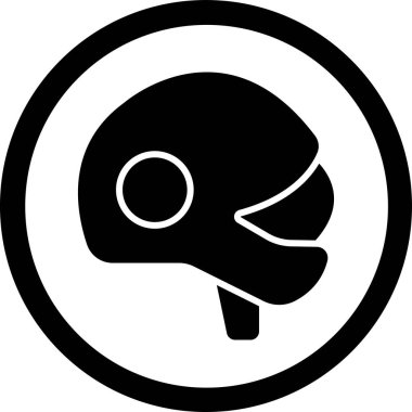 Maske. Web simgesi basit illüstrasyon