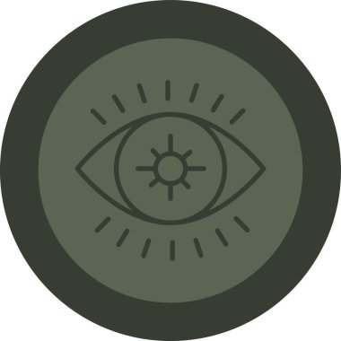 Göz simgesi vektör illüstrasyonu