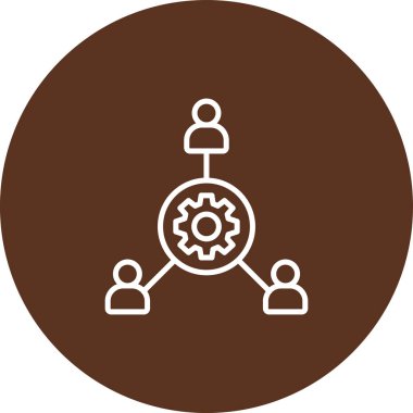 İş ve finans simgesinin vektör illüstrasyonu