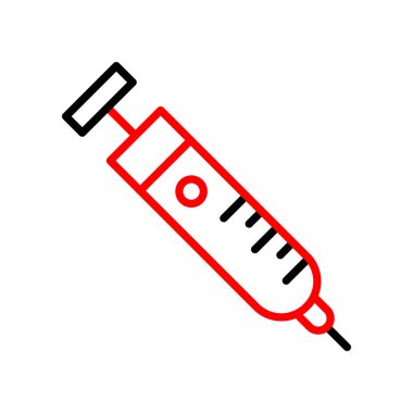 Şırınga ikonu vektör çizimi çizimi