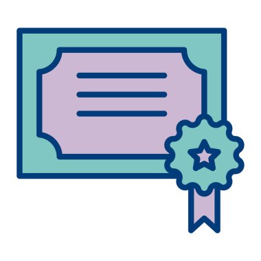 Rozet. Web simgesi basit tasarım