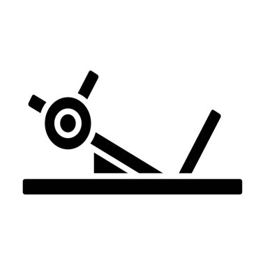 Modern b 'nin vektör çizimi testere simgesinden yoksun