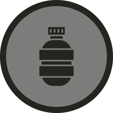 şişe simgesi vektör illüstrasyonu