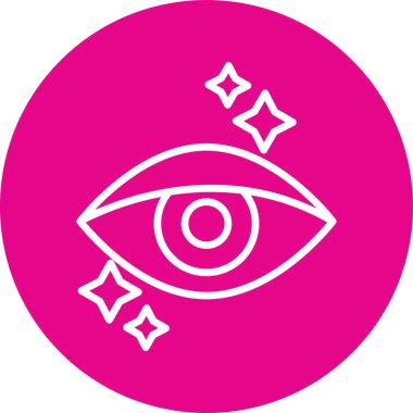 Göz simgesi vektör illüstrasyonu