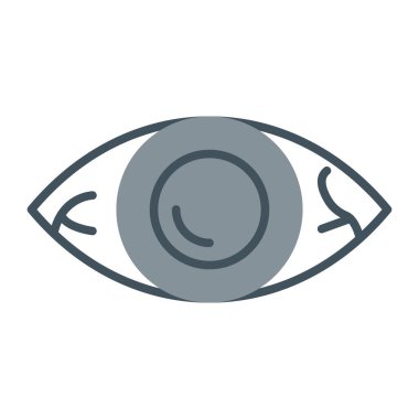 Göz simgesi, vektör illüstrasyonu