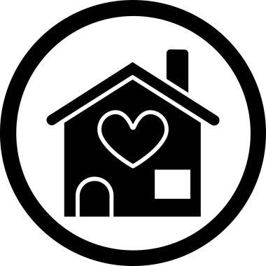 ev simgesi vektör illüstrasyonu