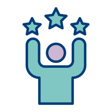 Yıldız. Web simgesi basit tasarım