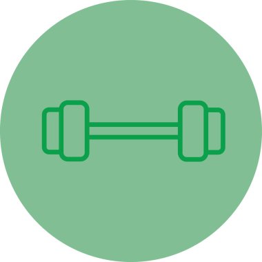 Modern fitness vektör illüstrasyon eksik simge