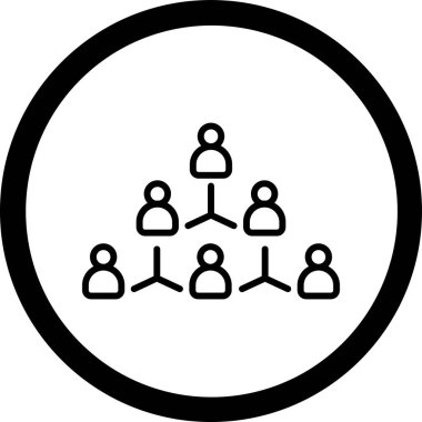 İnsan simgesinin vektör illüstrasyonu