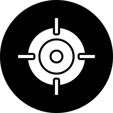 hedef simge vektör illüstrasyonu