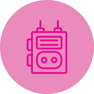 radyo simgesi vektör illüstrasyonu