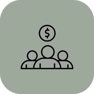 insanlar simge vektör illüstrasyonu