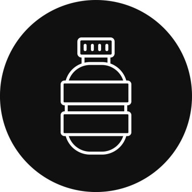 Şişe simgesinin vektör illüstrasyonu