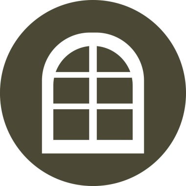 pencere web simgesi, vektör illüstrasyonu